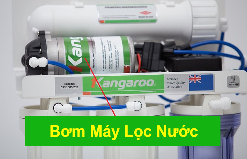 Máy lọc nước bị rò nước tại vi trí bơm