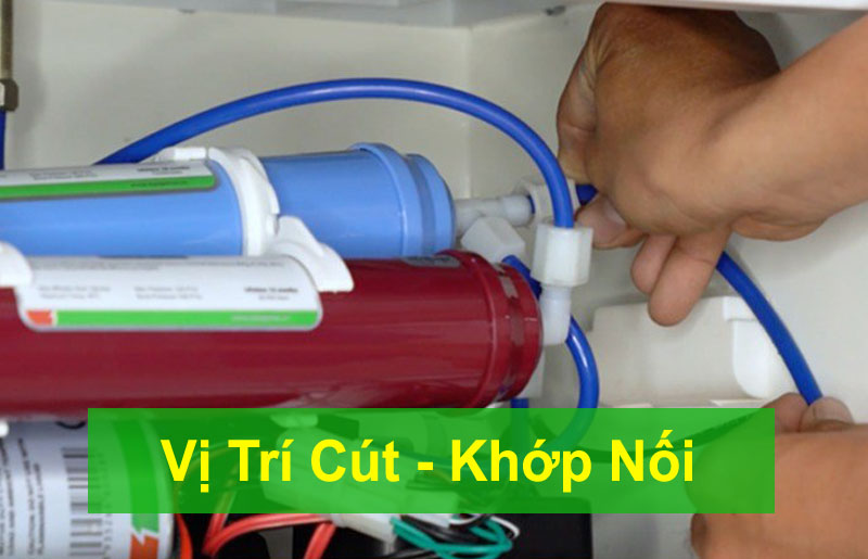 Máy lọc nước bị rò rỉ nước ở cút nối
