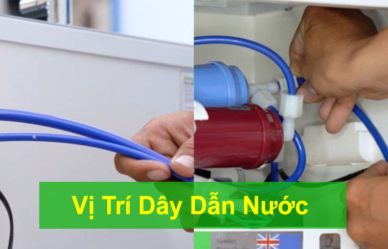 Máy lọc nước bị rò rỉ nước ở dây dẫn