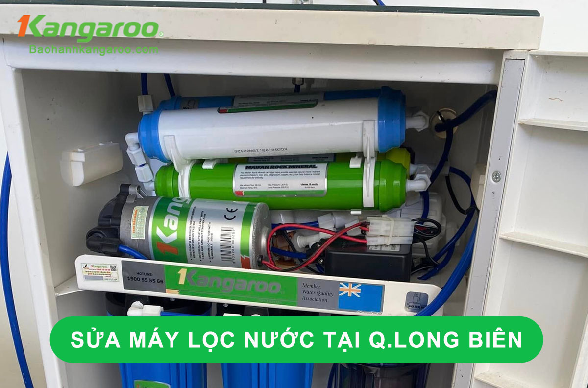 sửa máy lọc nước tại quận Long Biên