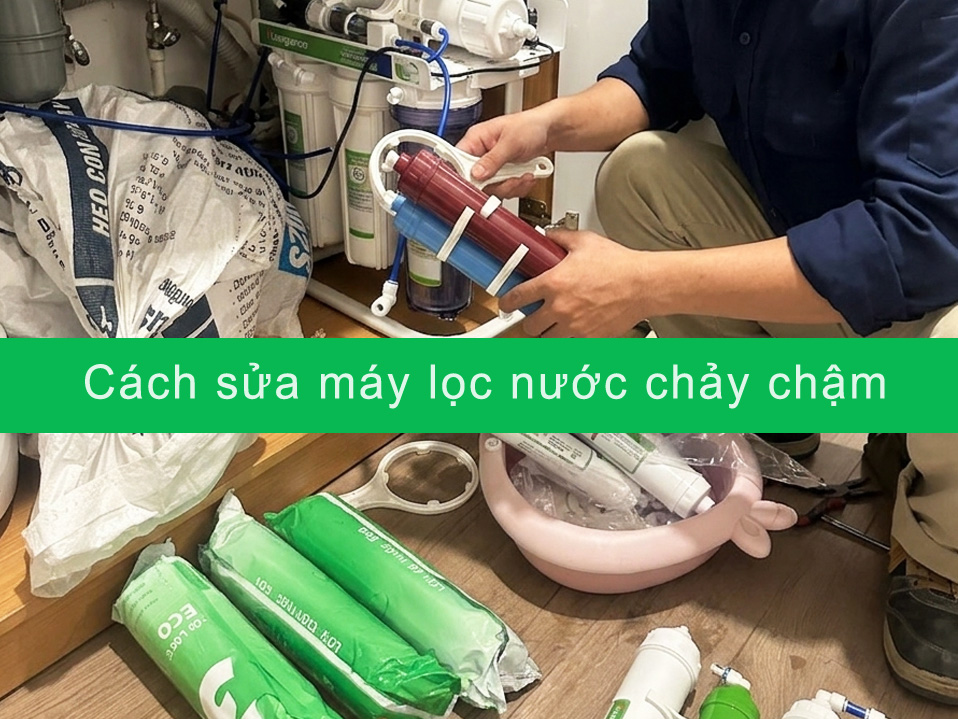 Máy lọc nước chảy chậm